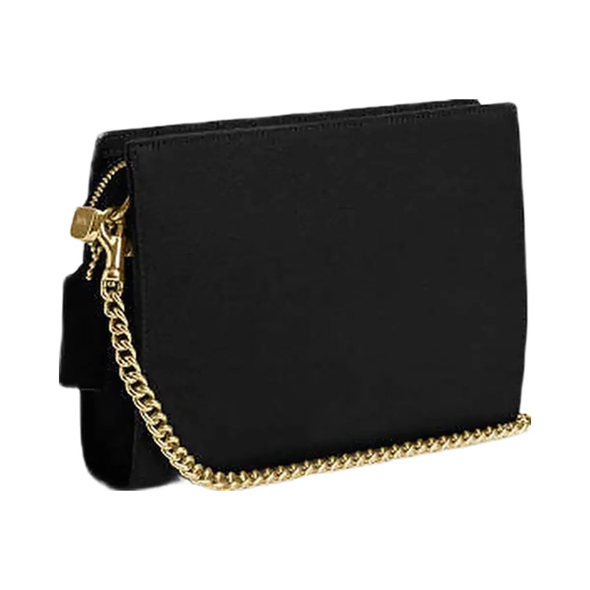 Coach Slim Crossbody Pebbled Leather-Gold-Black