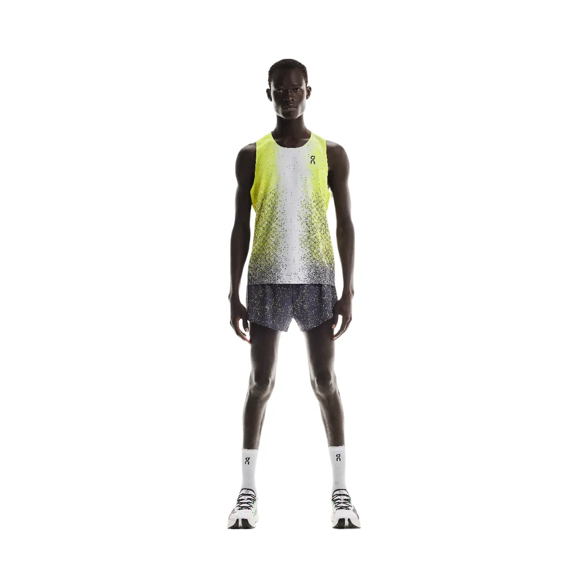 On Race Singlet Lime
