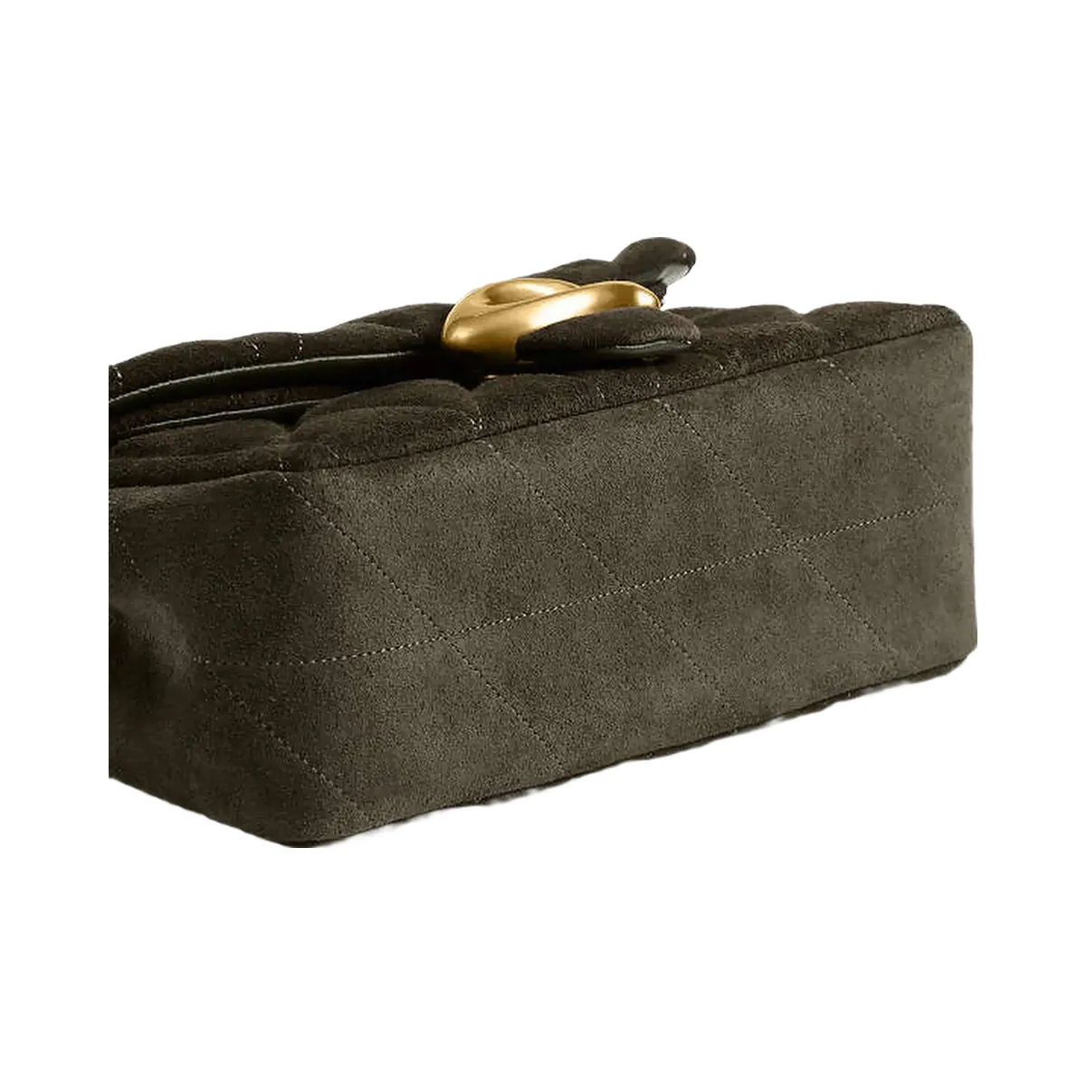 Coach Tabby Shoulder Bag 20 With Quilting Brass-Olive