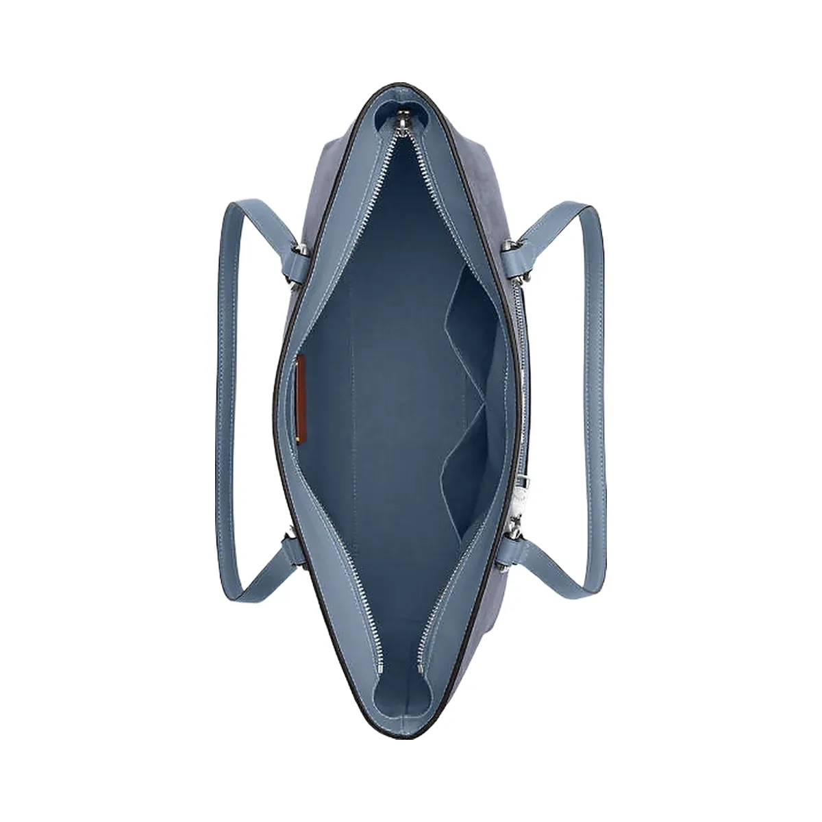 Coach Station Tote Bag In Signature Canvas Signature Canvas-Silver-Chambray