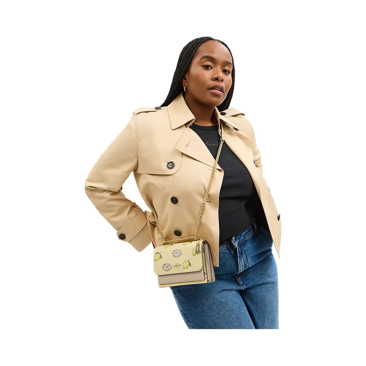 Coach Mini Klare Crossbody Bag With Lemon Print Im-Garden Glade Multi