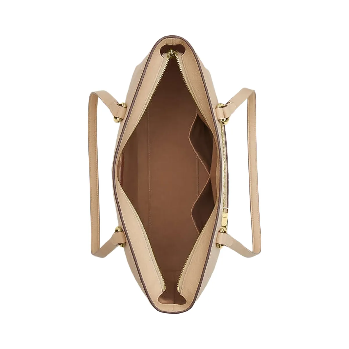Coach Station Tote Bag In Signature Leather Pebbled Leather-Im-Oat