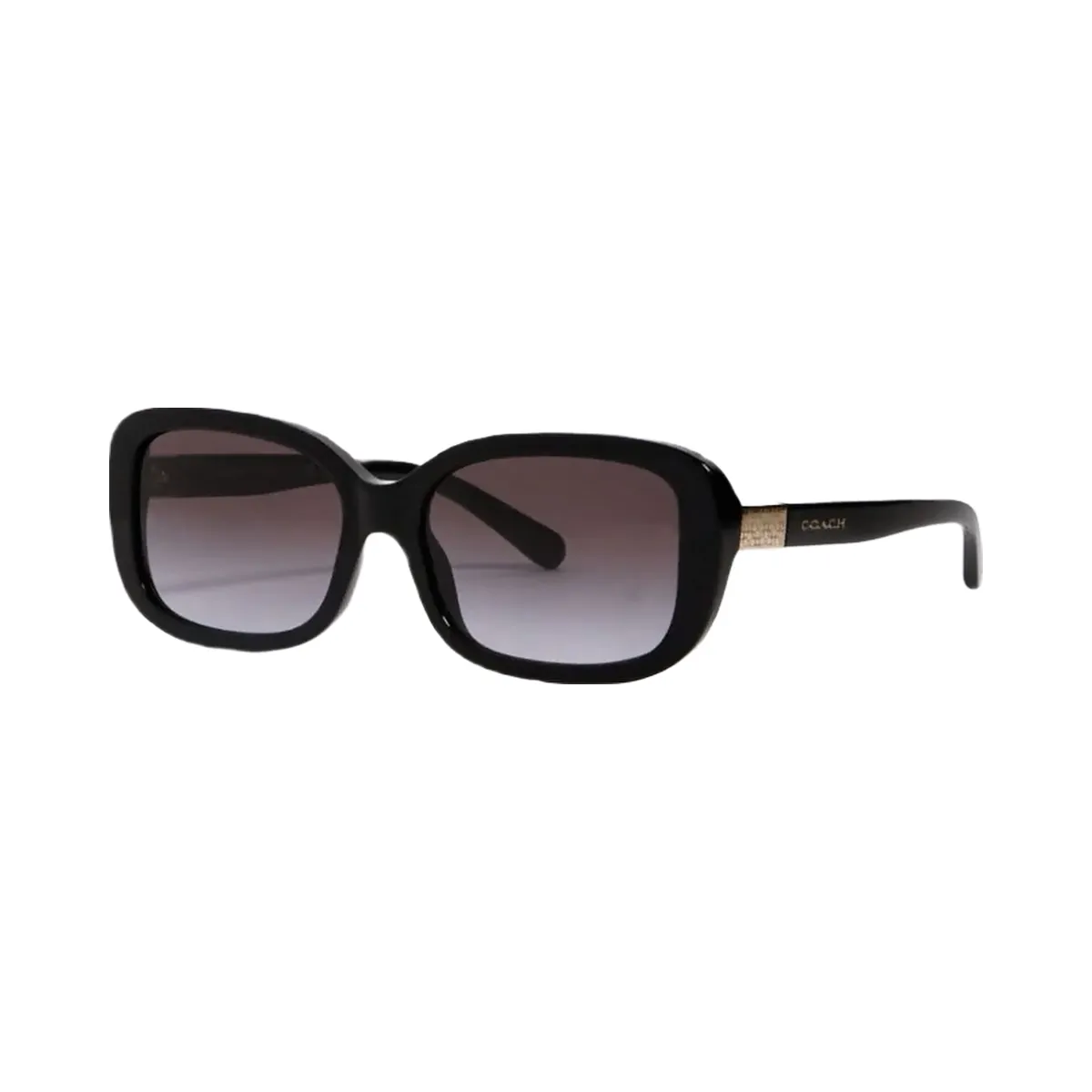Coach Signature Rectangle Sunglasses Black