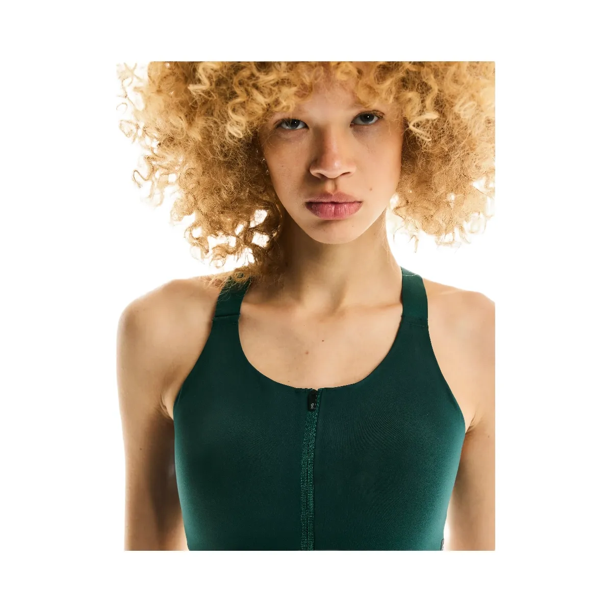 On Endurance Bra Zip Spirulina
