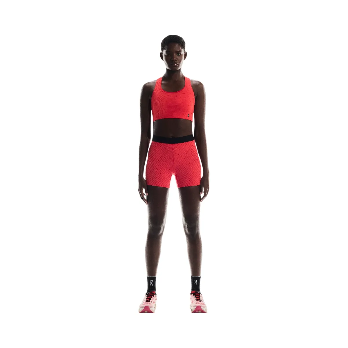 On Pace Tights Short Red