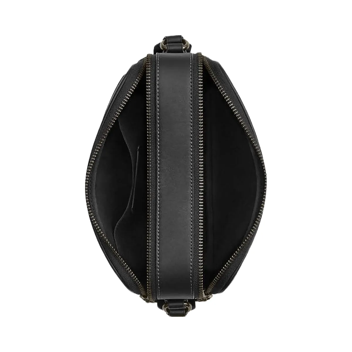 Coach Graham Crossbody Bag Smooth Leather-Gunmetal-Black