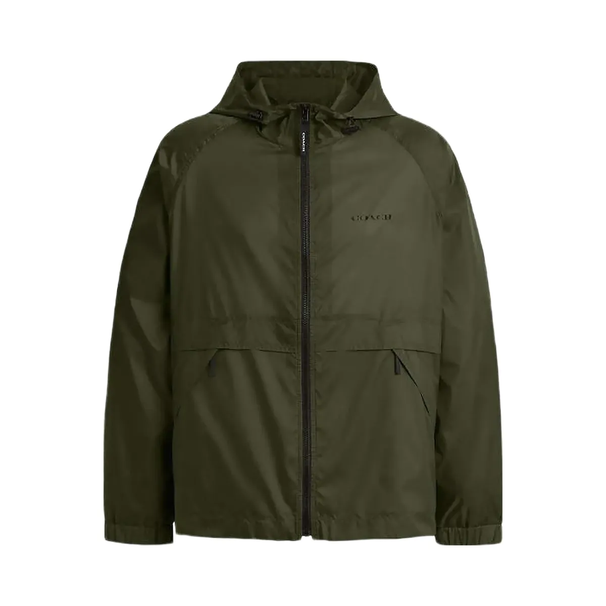Coach Lightweight Windbreaker Military Green