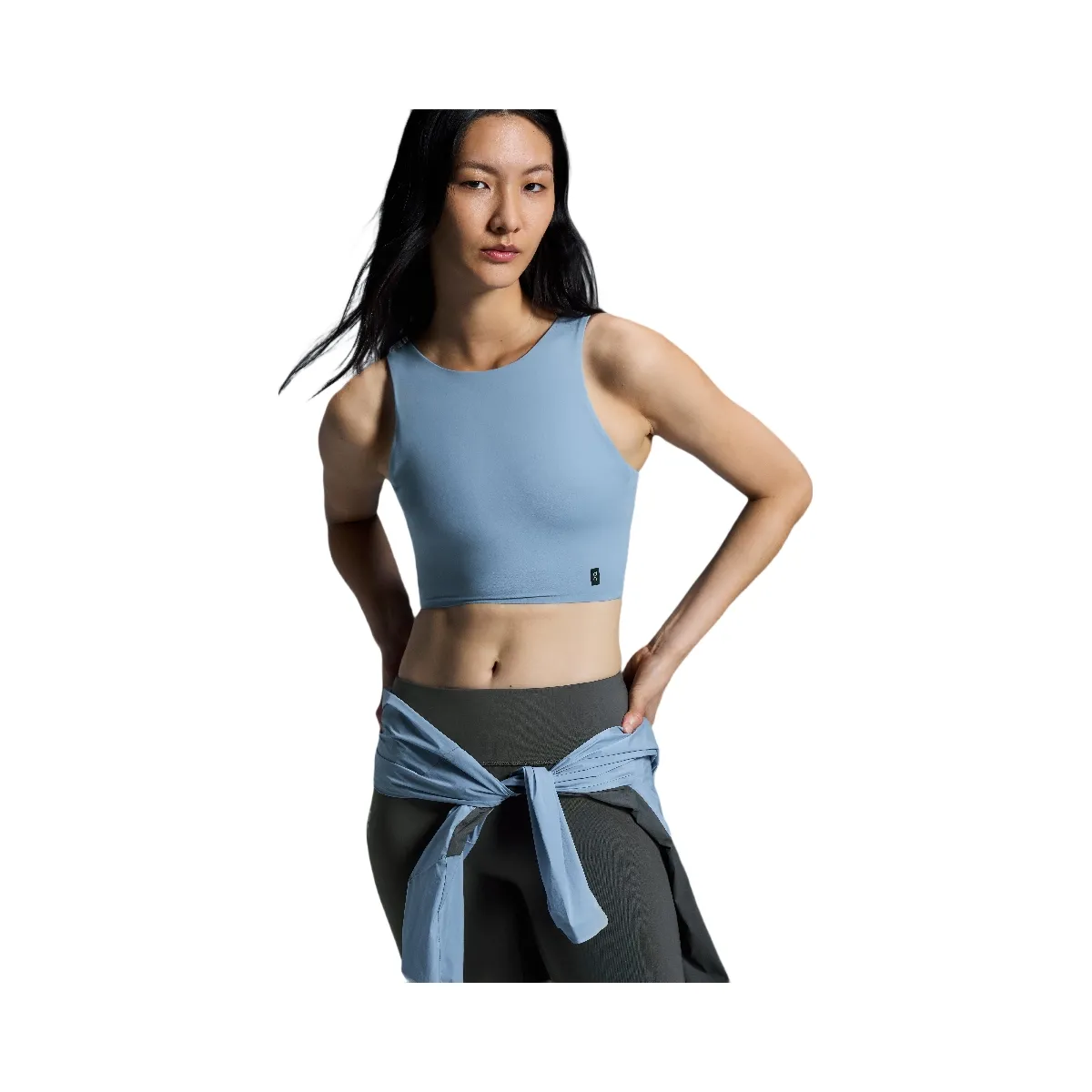 On Core 2-In-1 Crop Chambray