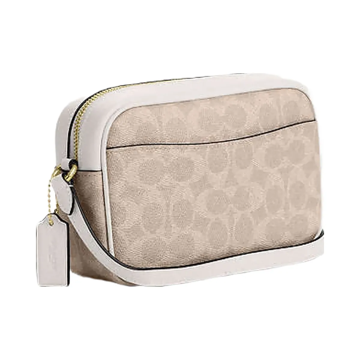 Coach Mini Jamie Camera Bag In Signature Canvas Signature Canvas-Gold-Sand-Chalk