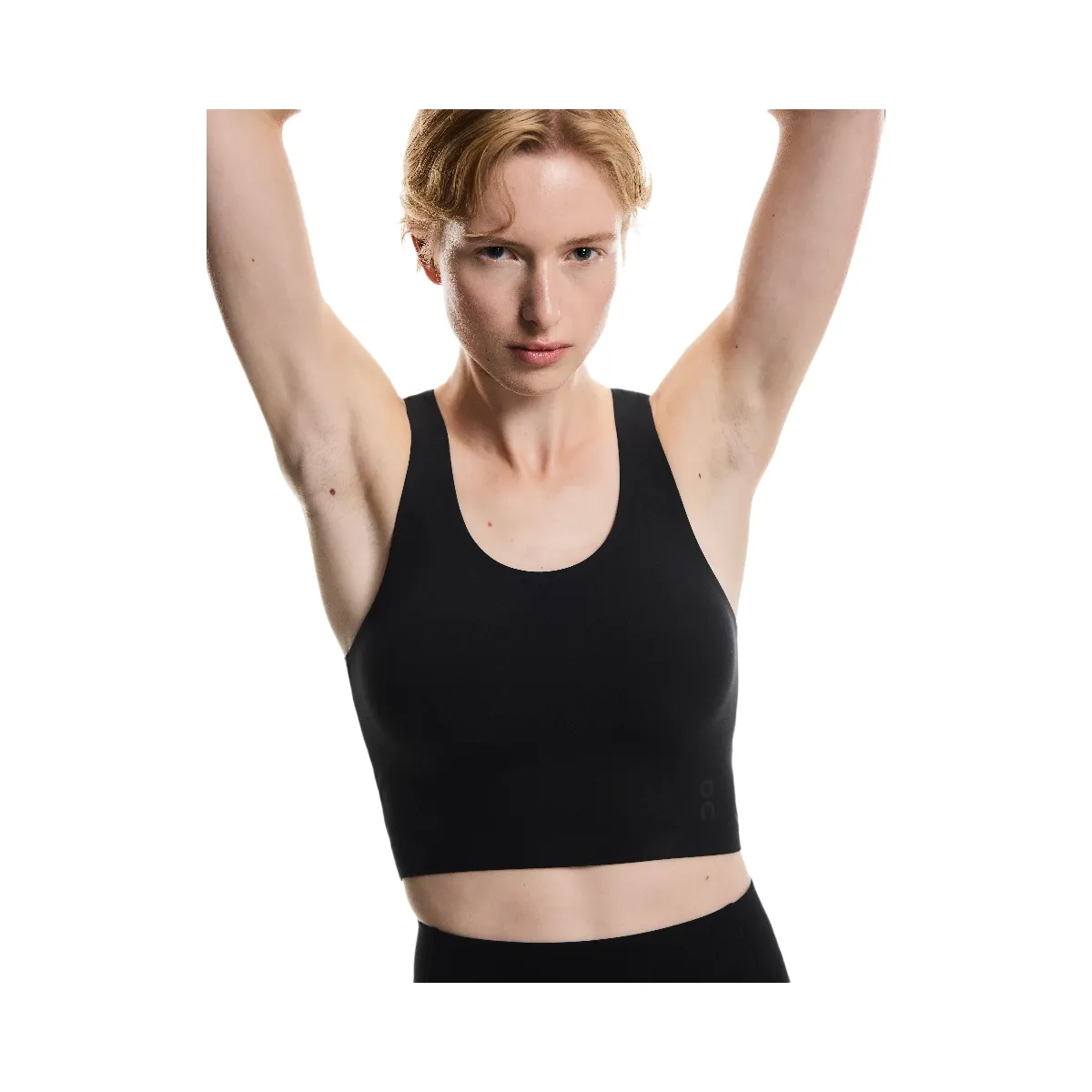 On Studio Open Back Crop Black