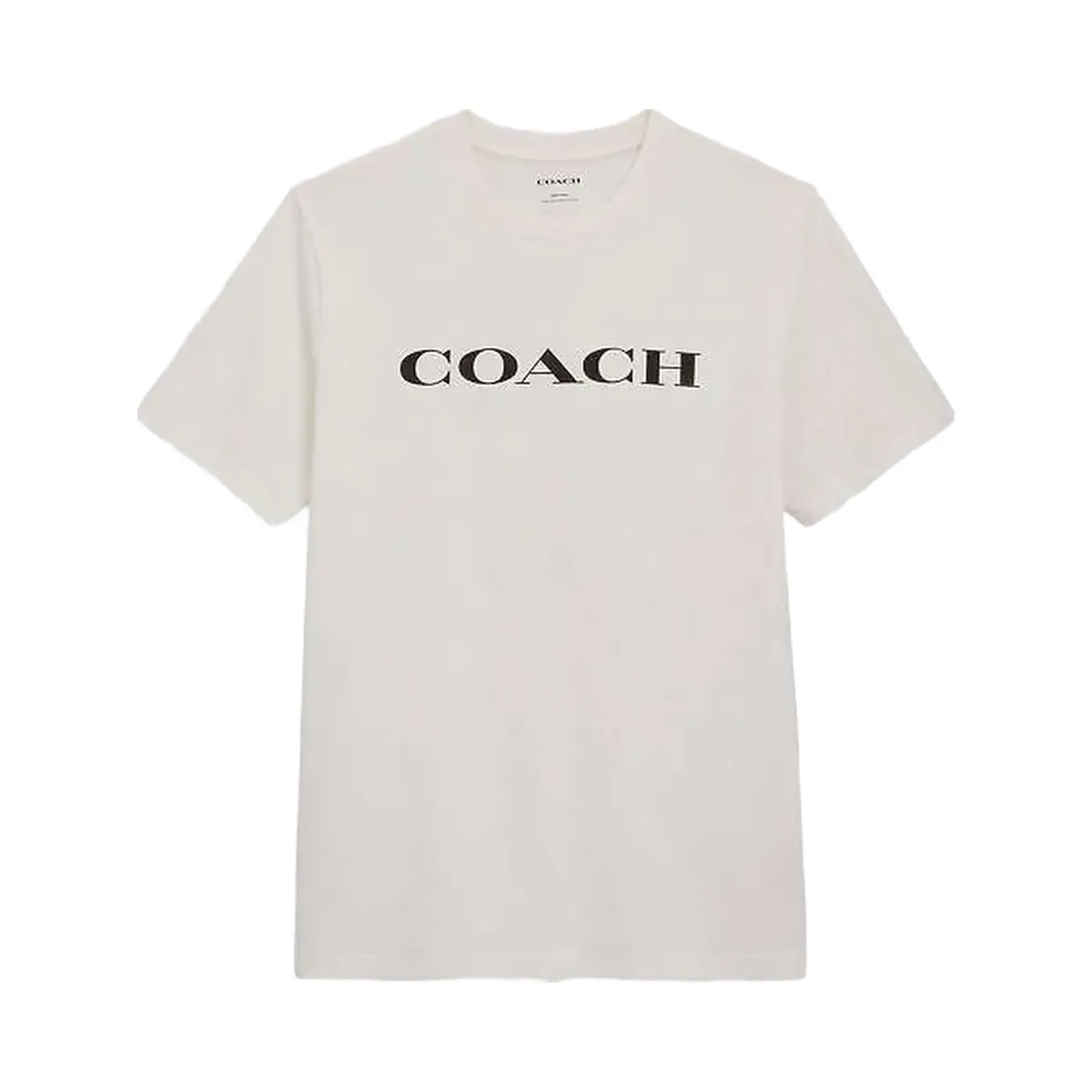 Coach Signature T-Shirt In Organic Cotton White
