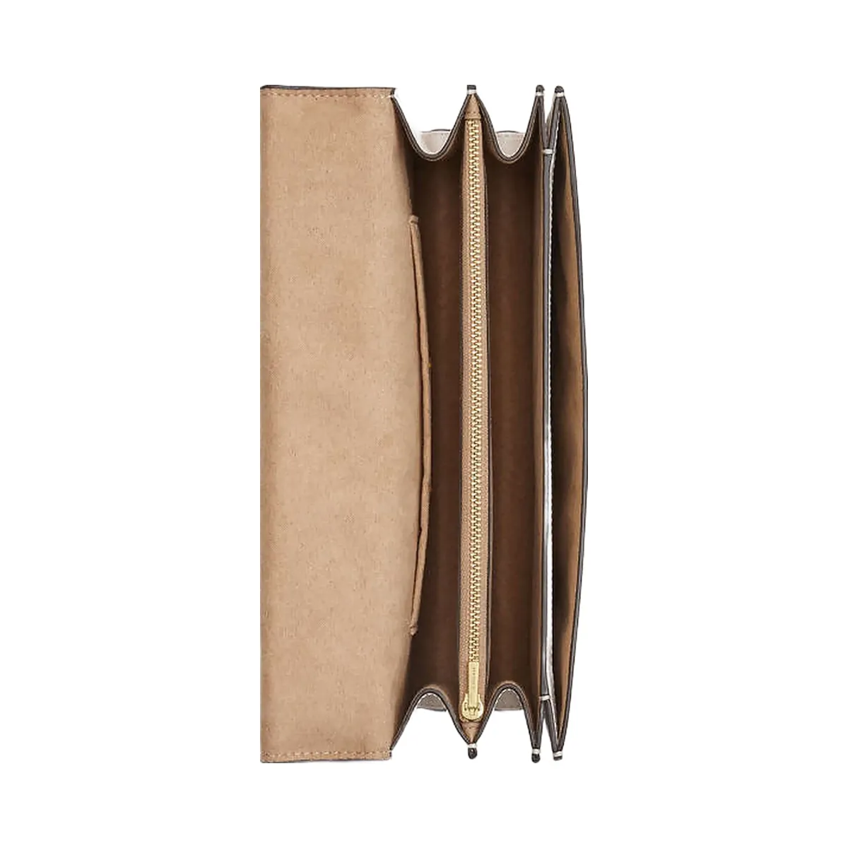 Coach Klare Envelope Crossbody Bag Calf Leather-Gold-Chalk