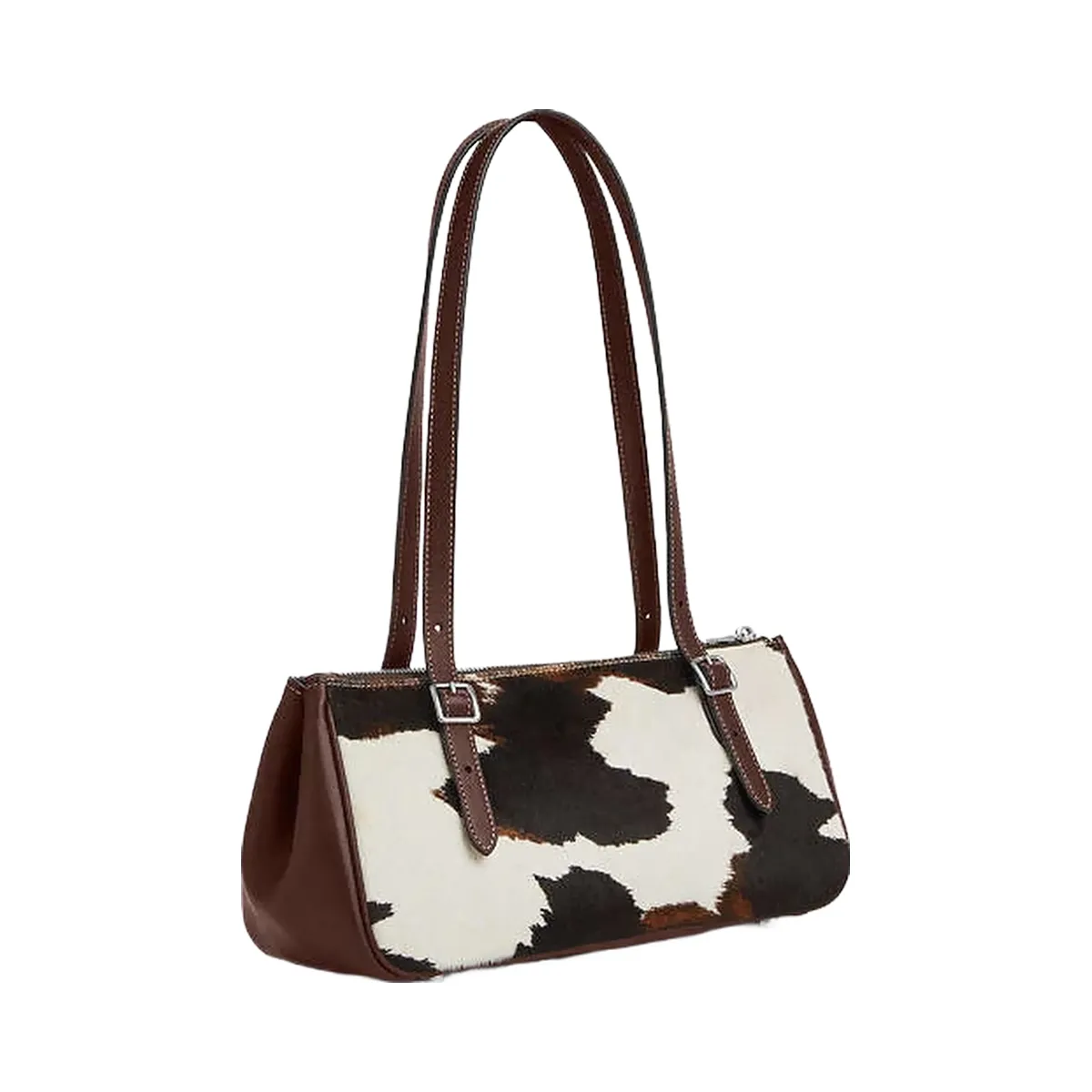 Coach Asher Shoulder Bag With Cow Print Cow Printed Haircalf-Sv-Cow Multi