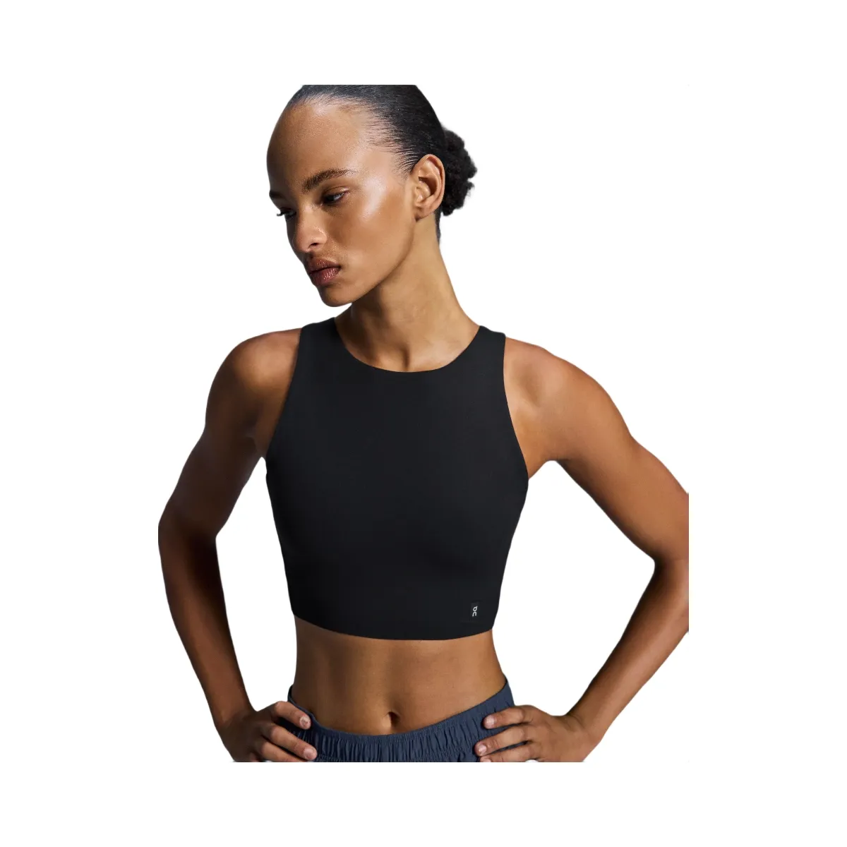 On Core 2-In-1 Crop Black