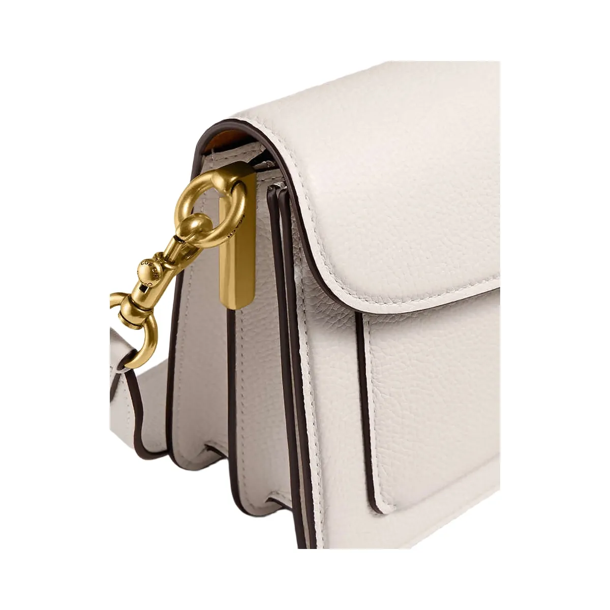 Coach Tabby Shoulder Bag 26 Polished Pebble Leather-Brass-Chalk