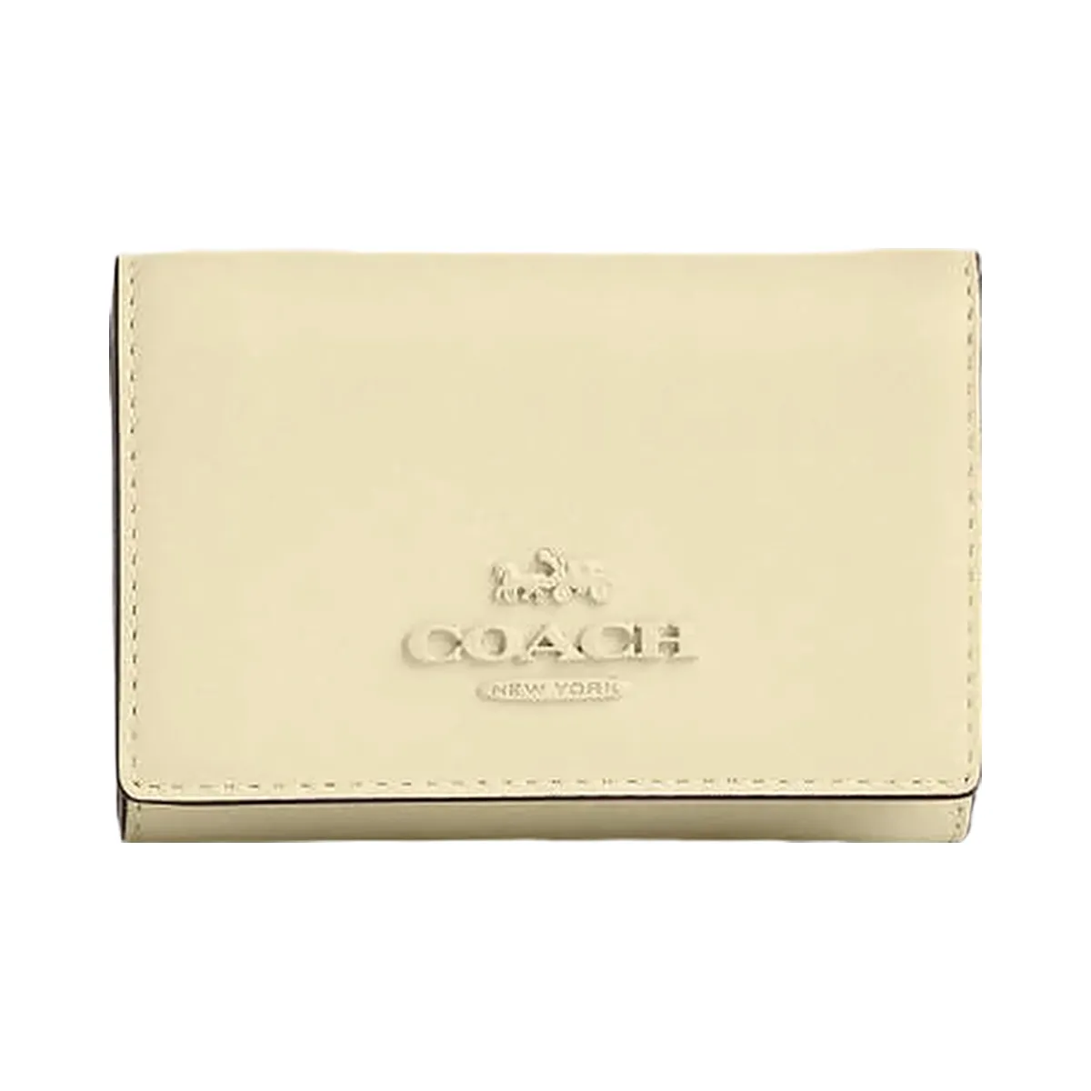 Coach Micro Wallet Leather-Im-Moonlight