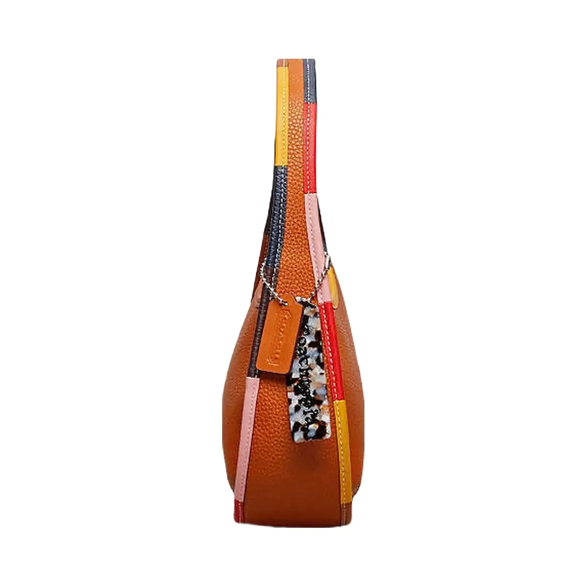 Coach Ergo Bag In Coachtopia Leather With Colorful Binding Burnished Amber Multicolor