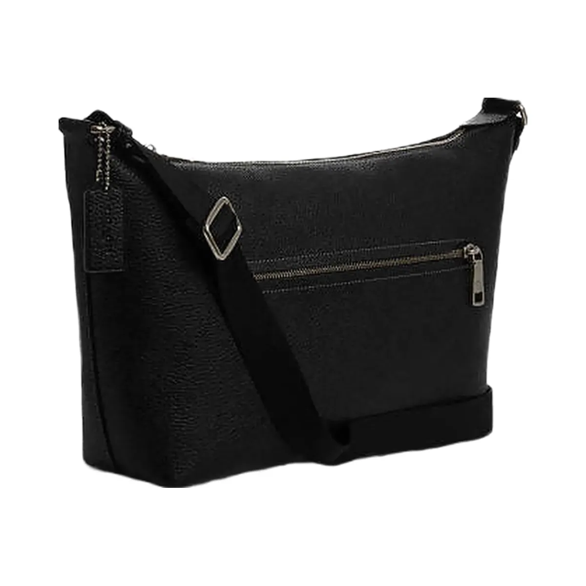 Coach Racer Small Belt Bag In Signature Canvas Signature Canvas-Gunmetal-Charcoal-Black