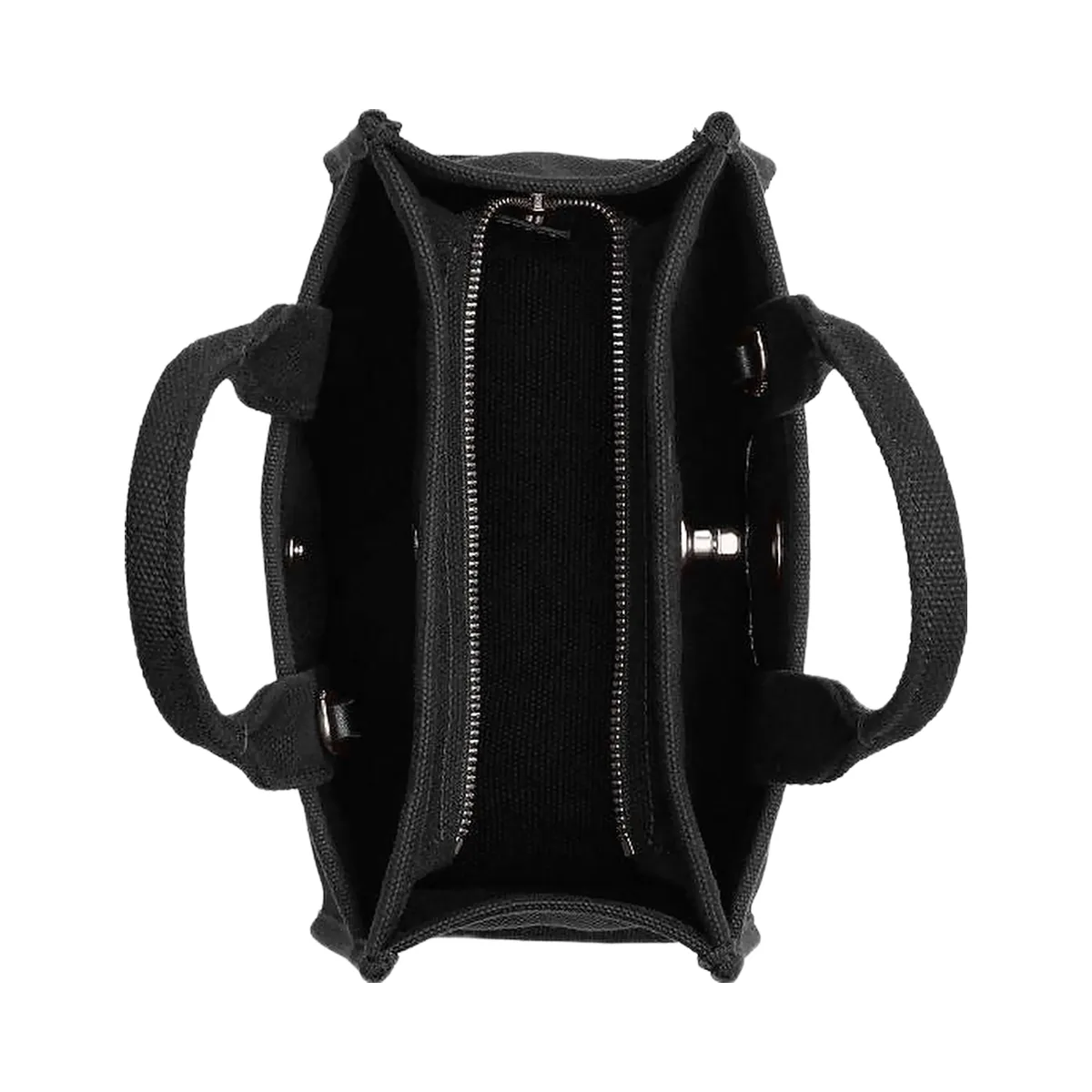 Coach Cargo Tote Bag 20 Canvas-Silver-Black