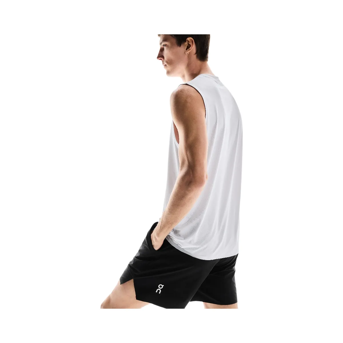 On Court Tank All White