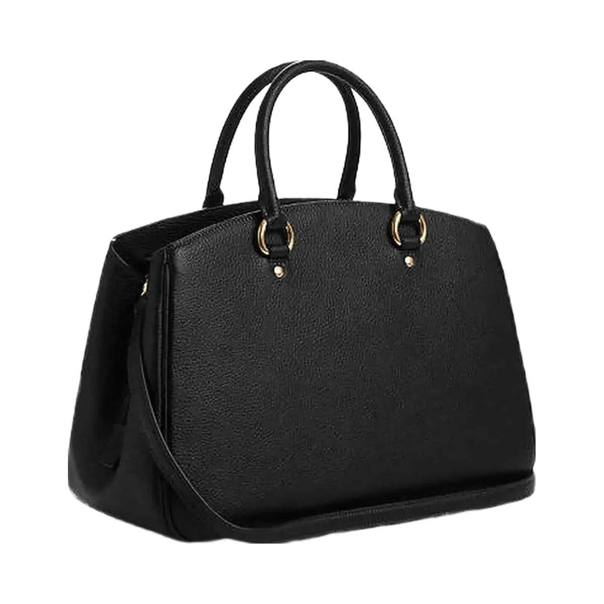 Coach Savannah Carryall Bag Pebbled Leather-Gold-Black