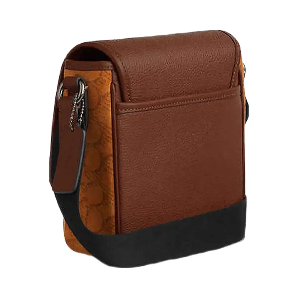 Coach Lucas Crossbody Bag In Signature Suede Suede-Qb-Caramel Sable