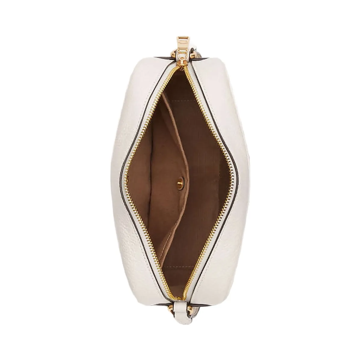Coach Jamie Camera Bag Pebbled Leather-Gold-Chalk