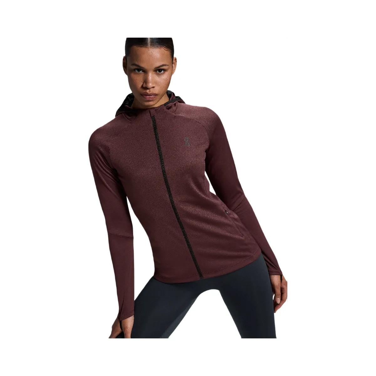 On Climate Zip Hoodie Mulberry