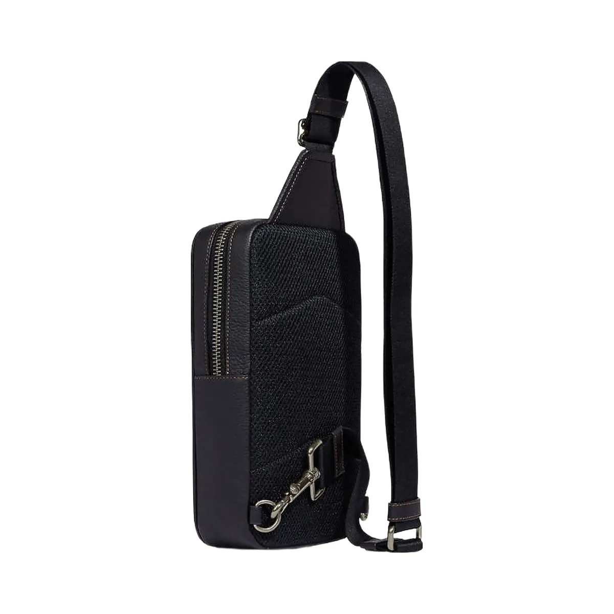 Coach Sullivan Pack In Blocked Signature Canvas Signature Canvas-Gunmetal-Khaki-Charcoal