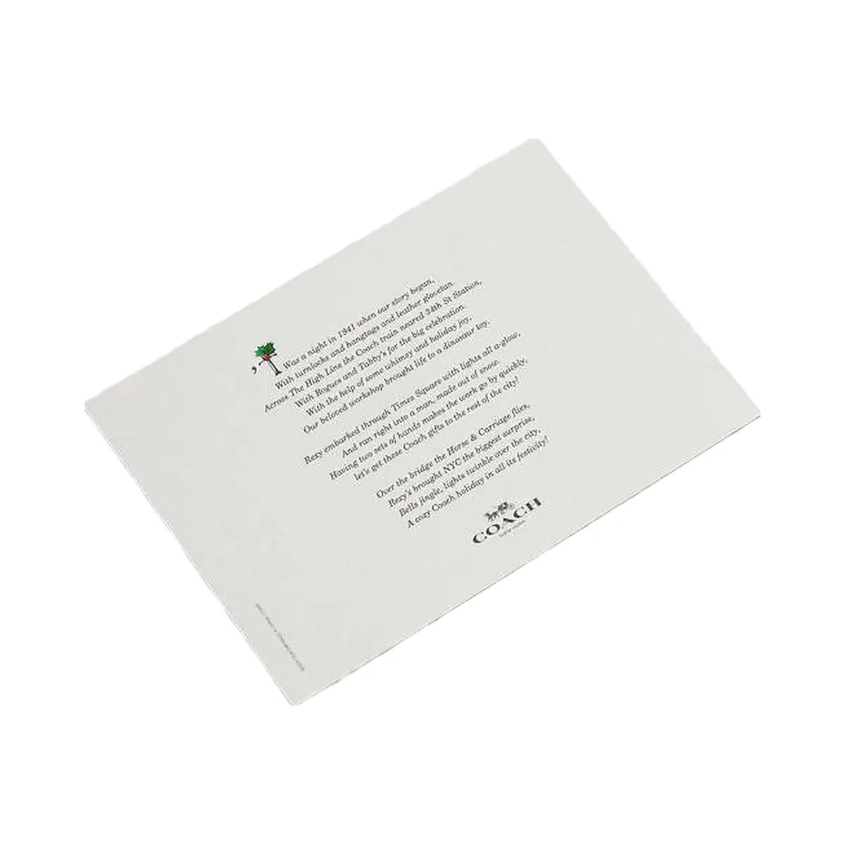 Coach Holiday Card Set Multi