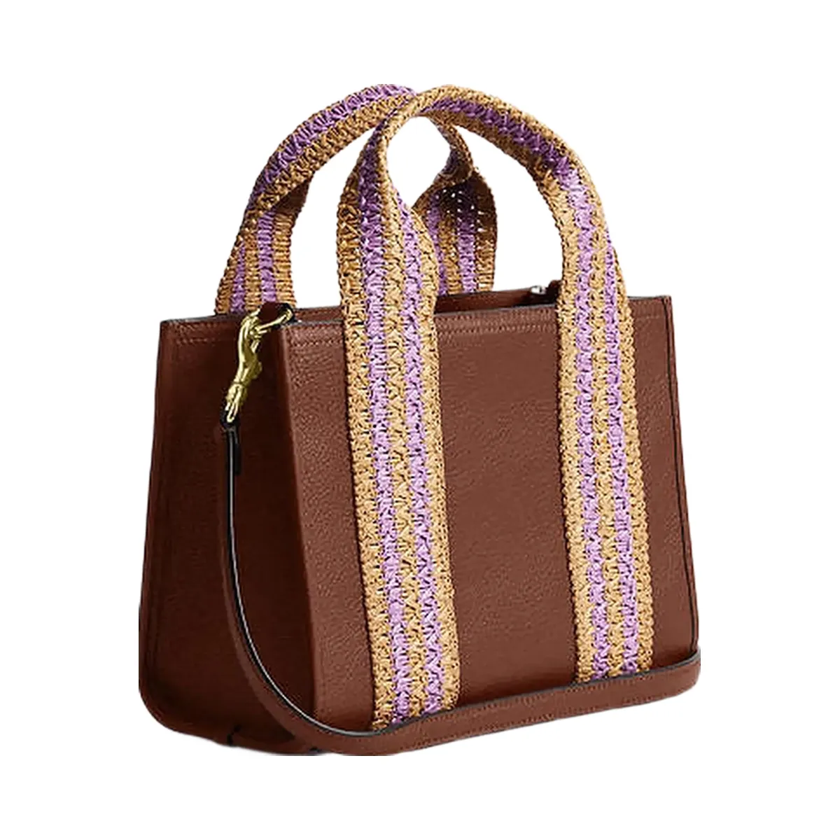 Coach Smith Tote Bag 24 Gold-Redwood Multi