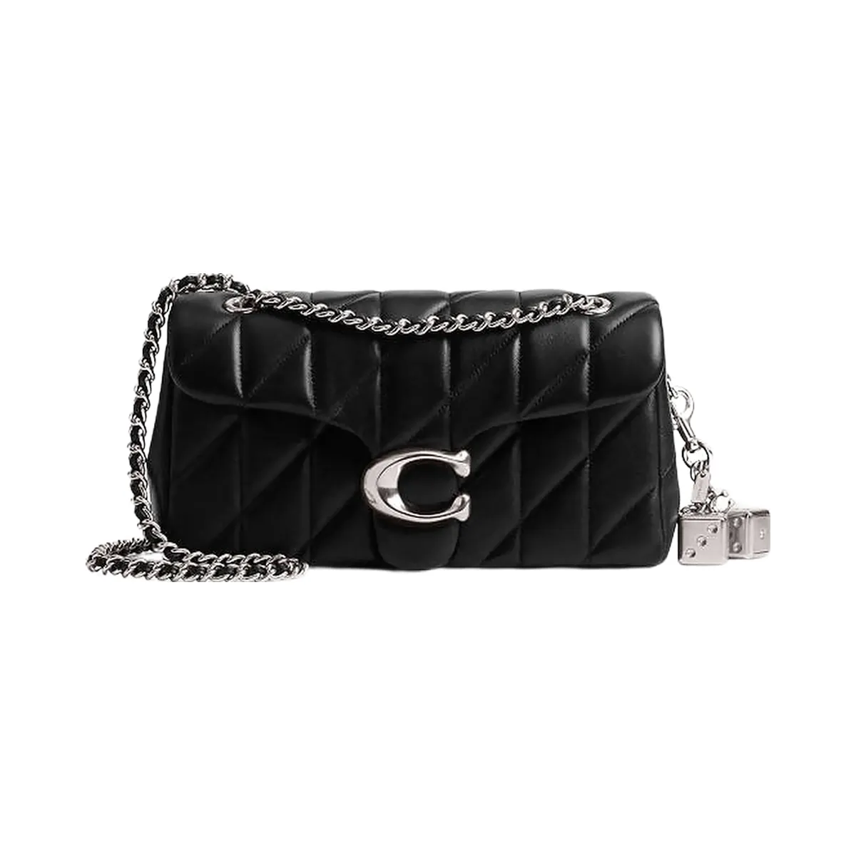 Coach Signature Strap Extender Silver-Silver