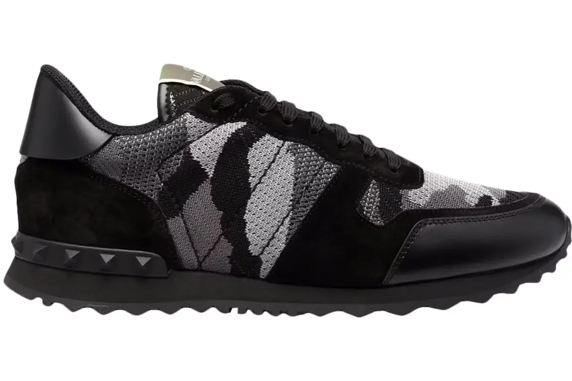 Buy Valentino Garavani Rockrunner Camouflage Monochrome now Hype