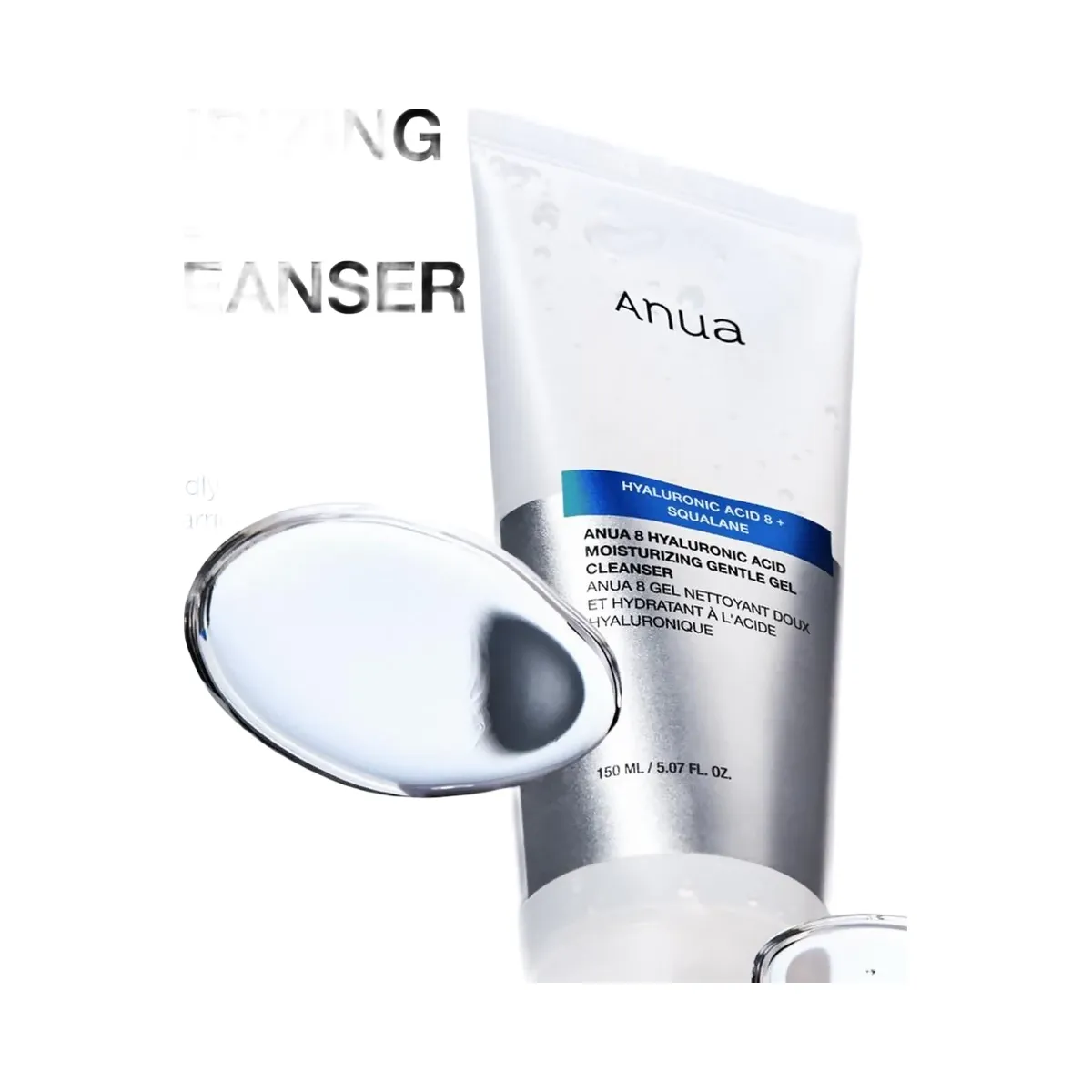 ANUA 8 Hyaluronic Acid Moisturizing Gentle Gel Cleanser