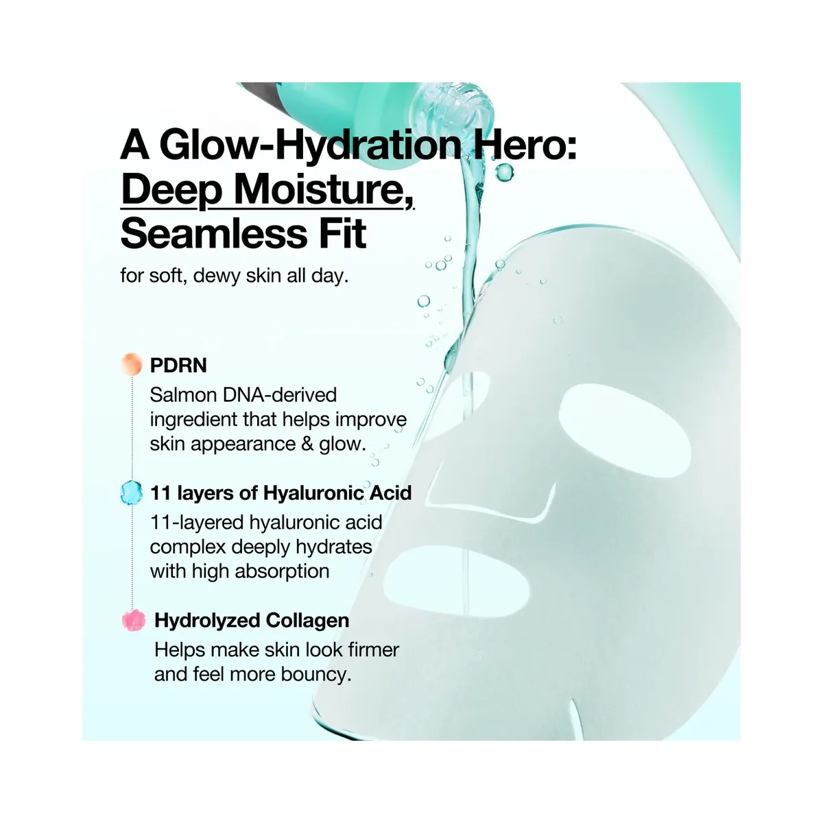 ANUA PDRN Hyaluronic Acid Capsule 100 Serum Mask