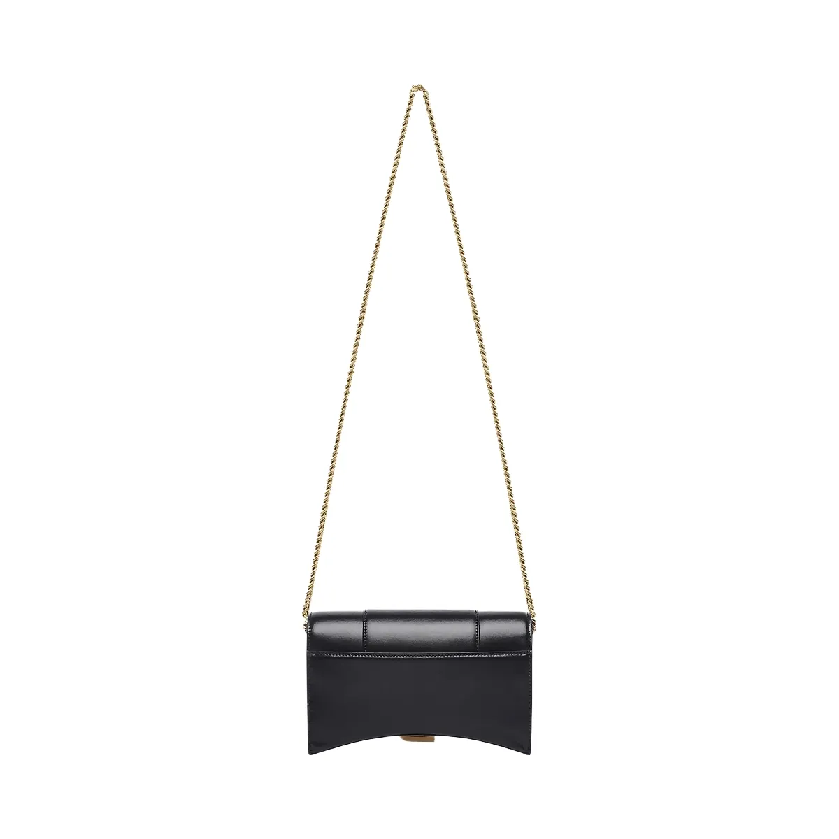 Balenciaga Hourglass Box Leather Wallet on Chain