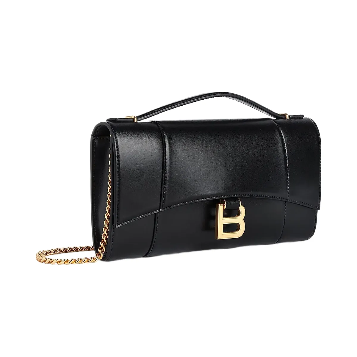 Balenciaga Hourglass Pochette with Chain