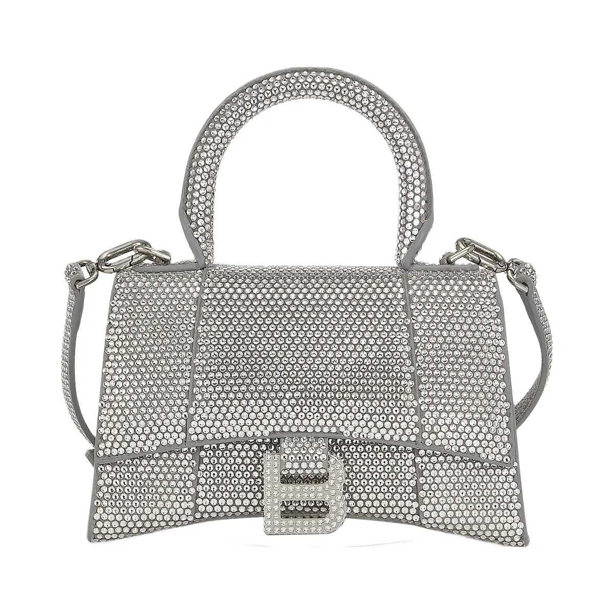 Balenciaga Hourglass XS Suede Top Handle