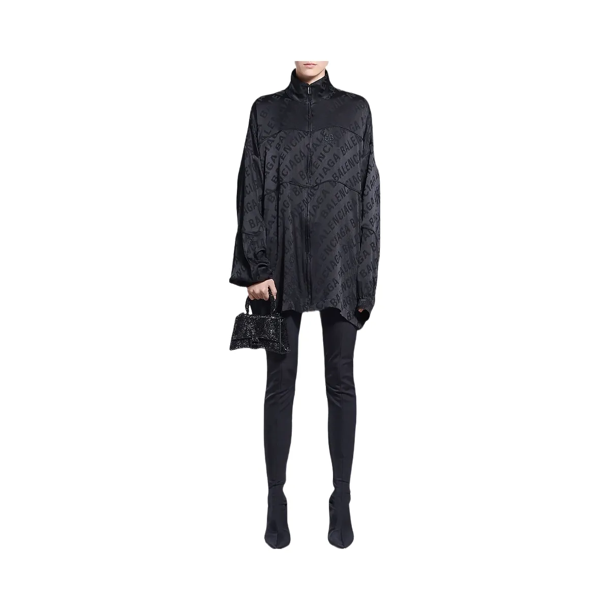 Balenciaga Hourglass XS Suede Top Handle
