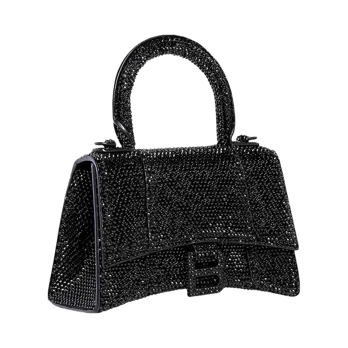 Balenciaga Hourglass XS Suede Top Handle