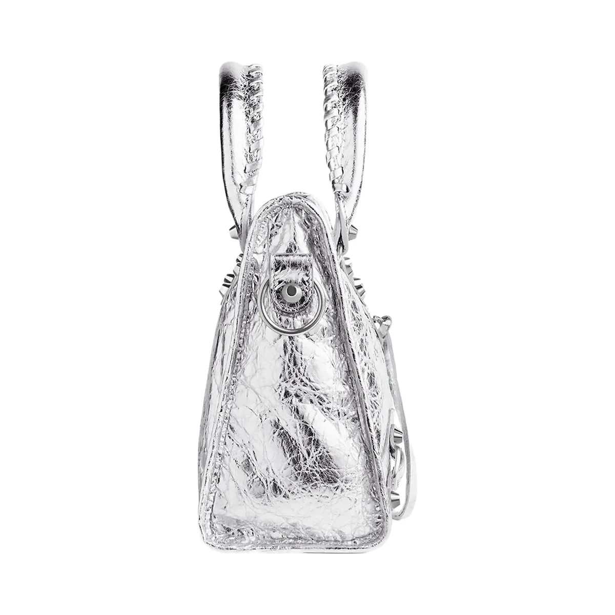 Balenciaga Le City Small Top Handle Metallized Bag