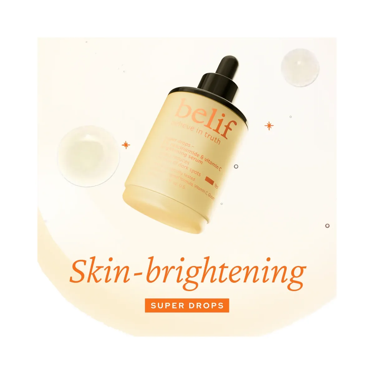 belif Super Drops 5% Niacinamide and Vitamin C Brightening Serum