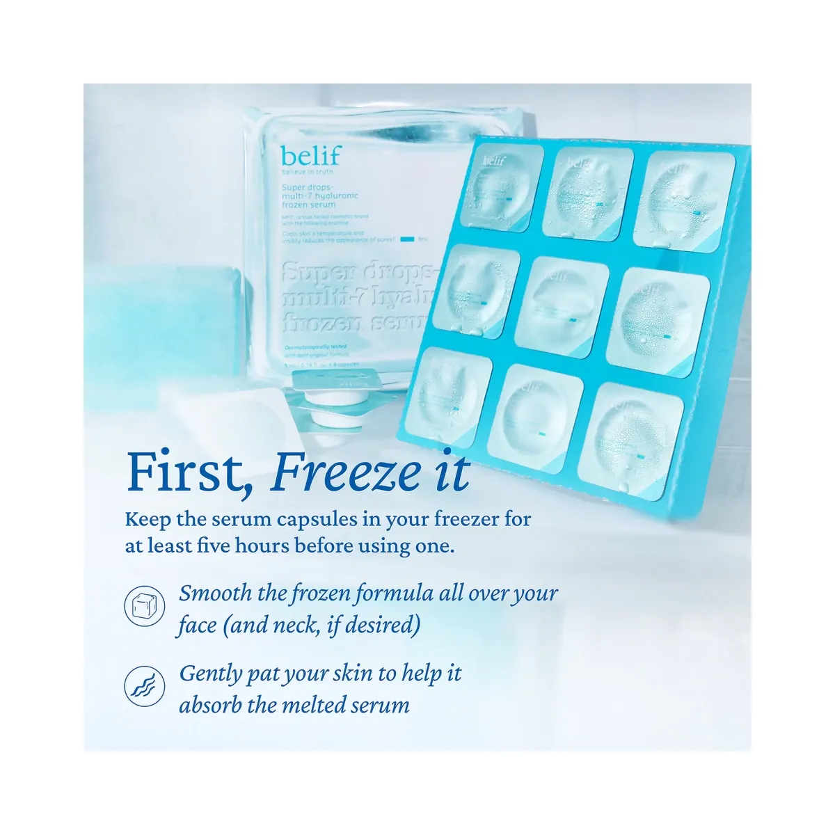 belif Super Drops Multi-7 Hyaluronic Frozen Serum