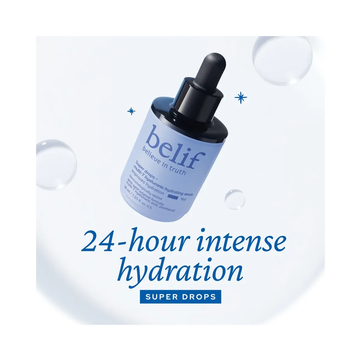 belif Super Drops Multi-7 Hyaluronic Hydrating Serum