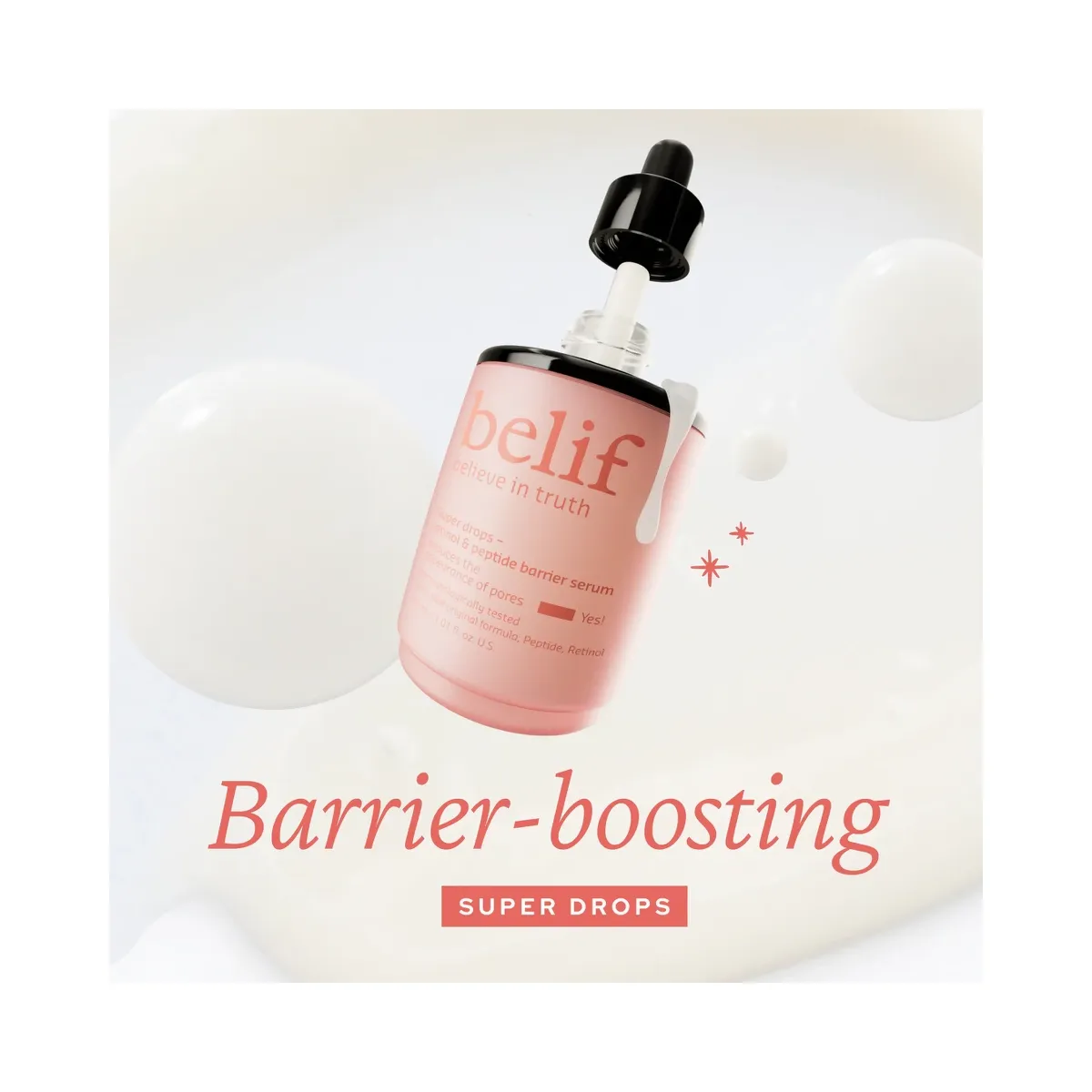 belif Super Drops Retinol and Peptide Barrier Serum