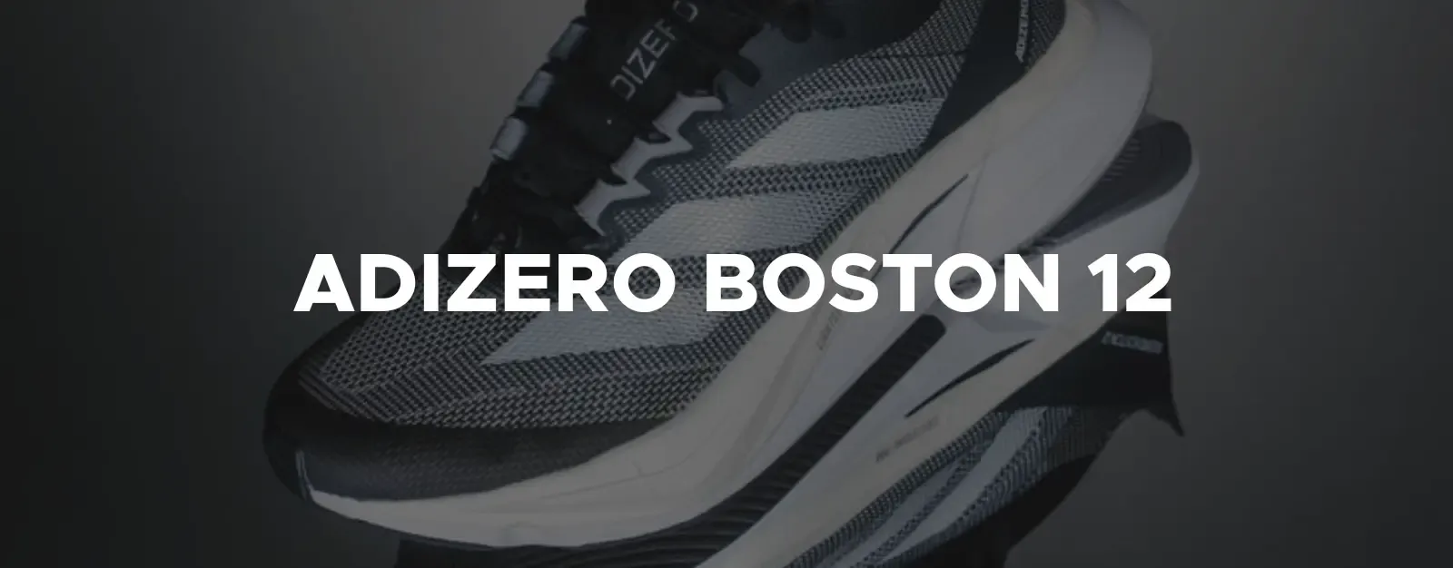 NWT adidas Men\'s Adizero Boston 12 Shoes,Cloud White/Black/Night Metalli -6.5 아디다스 아디제로 보스턴 12 클라우드 화이트 코어 블랙 나이트  main image 2