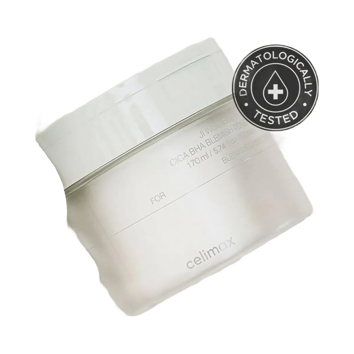 celimax Jiwoogae Cica BHA Blemish Toner Pad