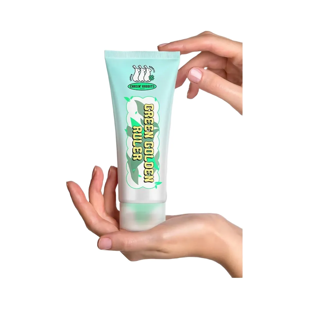 Chasin' Rabbits Green Golden Ruler Cream