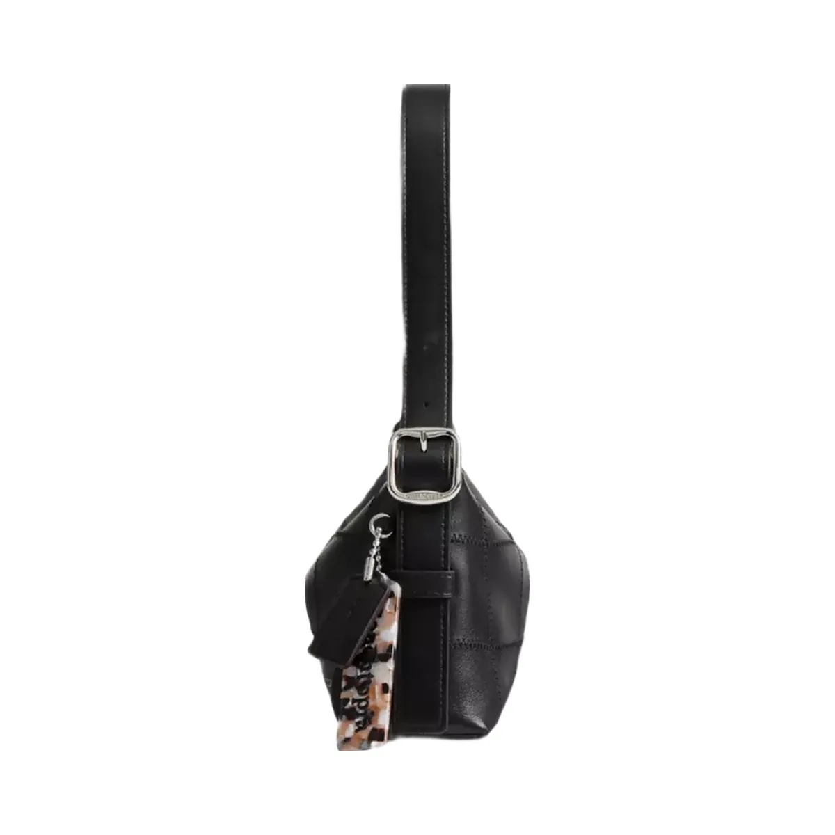 Coach Alter/Ego Small Slouchy Shoulder Bag In Upcrafted Leather in Black