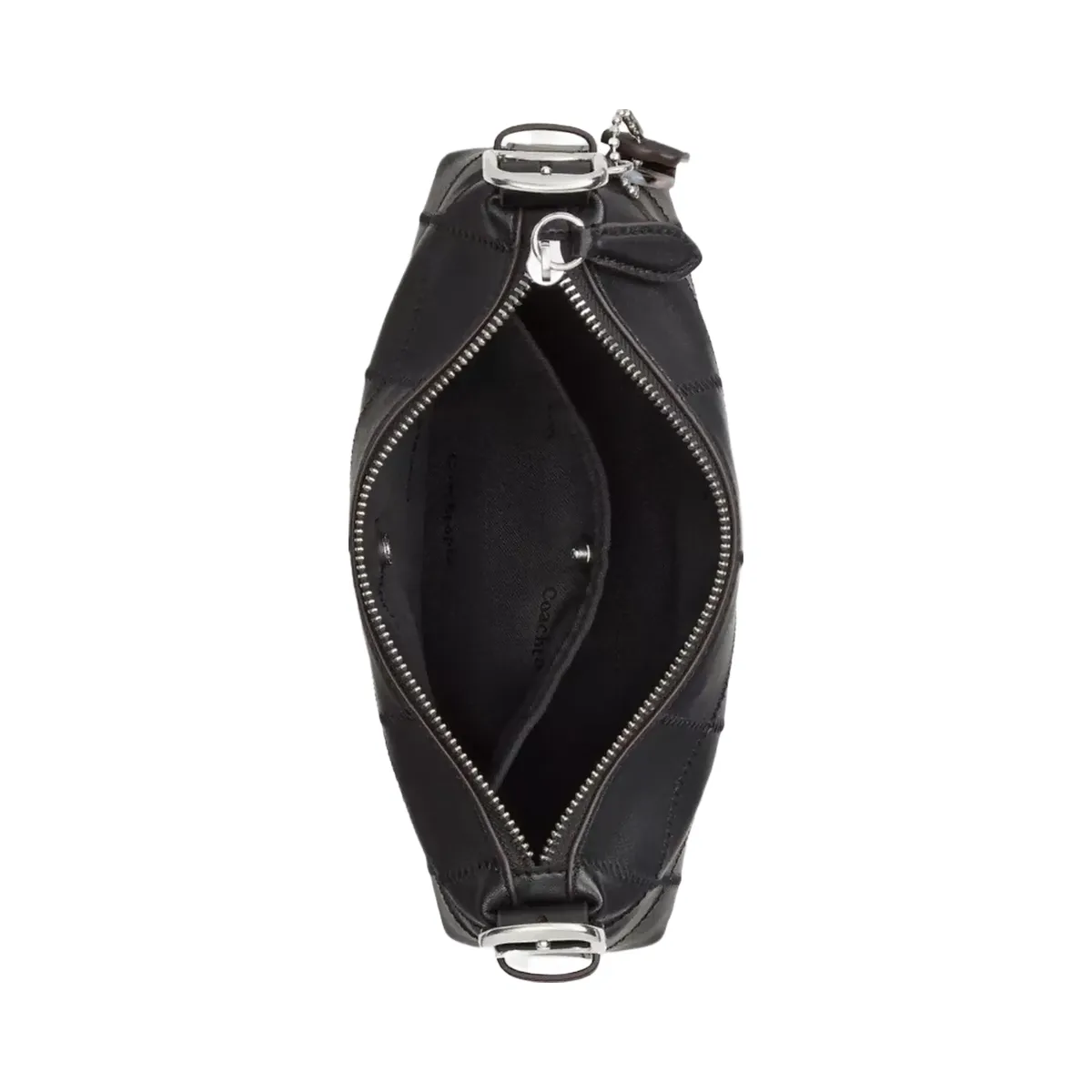 Coach Alter/Ego Small Slouchy Shoulder Bag In Upcrafted Leather in Black